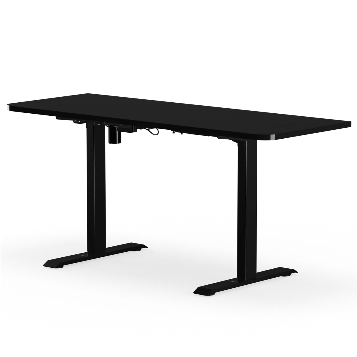 Mesa com Regulagem de Altura Elétrica Misch Preta + Tampo 160cm